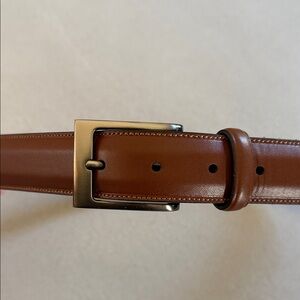Perry Ellis Tan Leather Belt